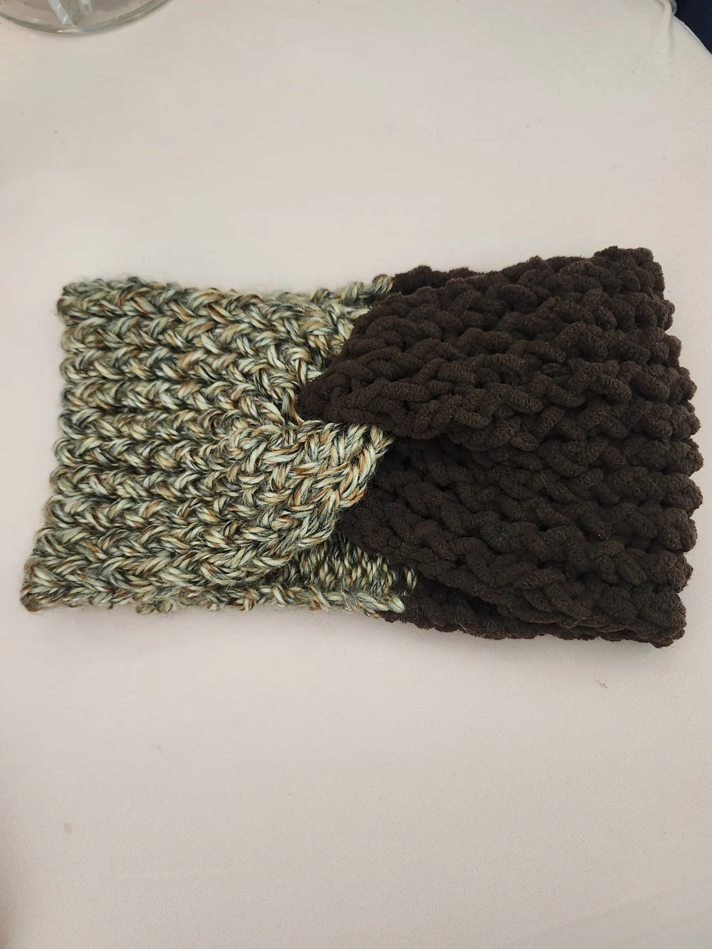 Hand Crafted Knit Twist Headband